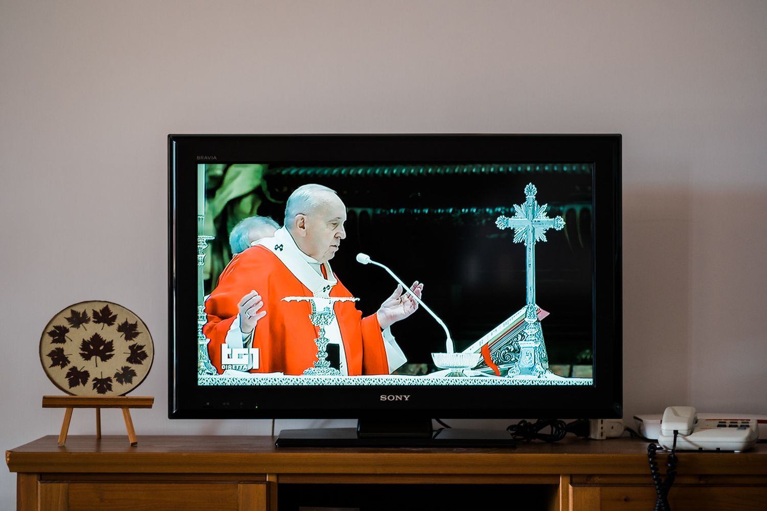 La Messa della Domenica delle Palme vista in tv