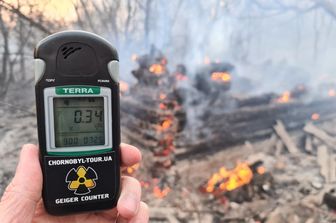 Gli incendi boschivi nella zona di Chernobyl hanno disperso radiazioni nell'atmosfera&nbsp;
