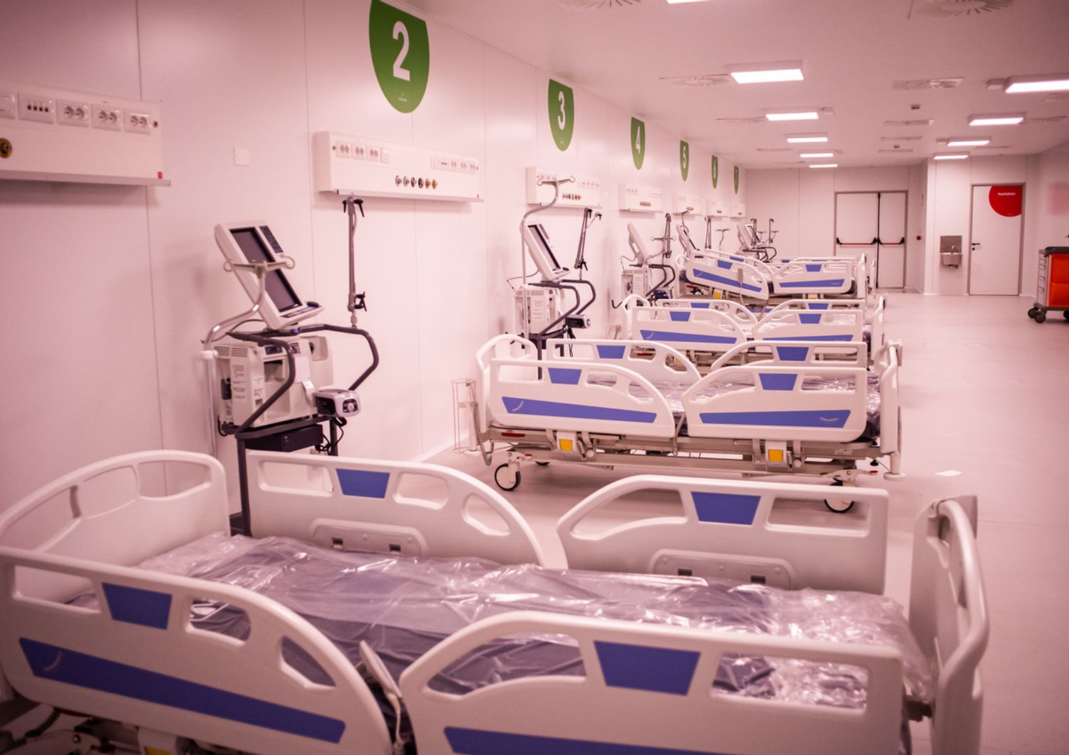 L'ospedale inaugurato nella vecchia Fiera di Milano