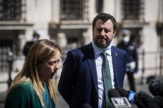 Giorgia Meloni e Matteo Salvini