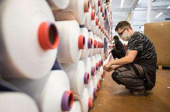 Un'industria tessile in Francia