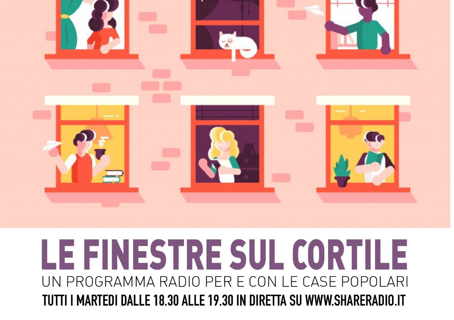 Coronavirus Finestre sul cortile radio shareradio Milano case popolari quarantena