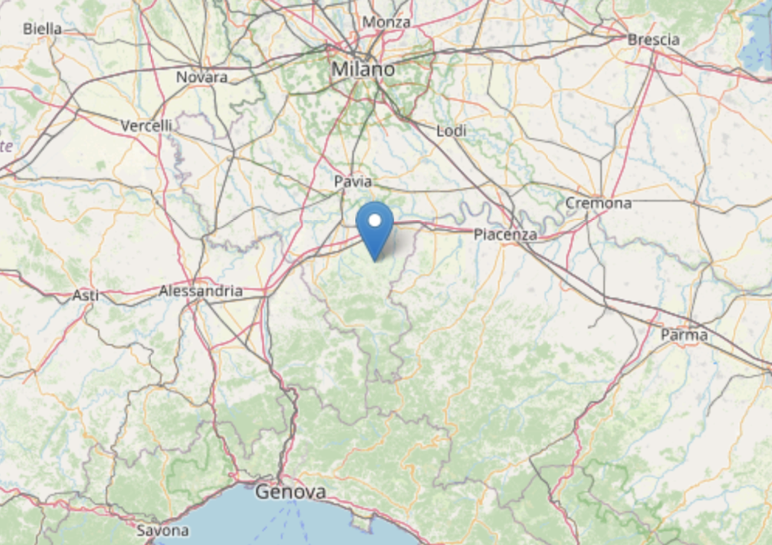 terremoto milano pavia&nbsp;