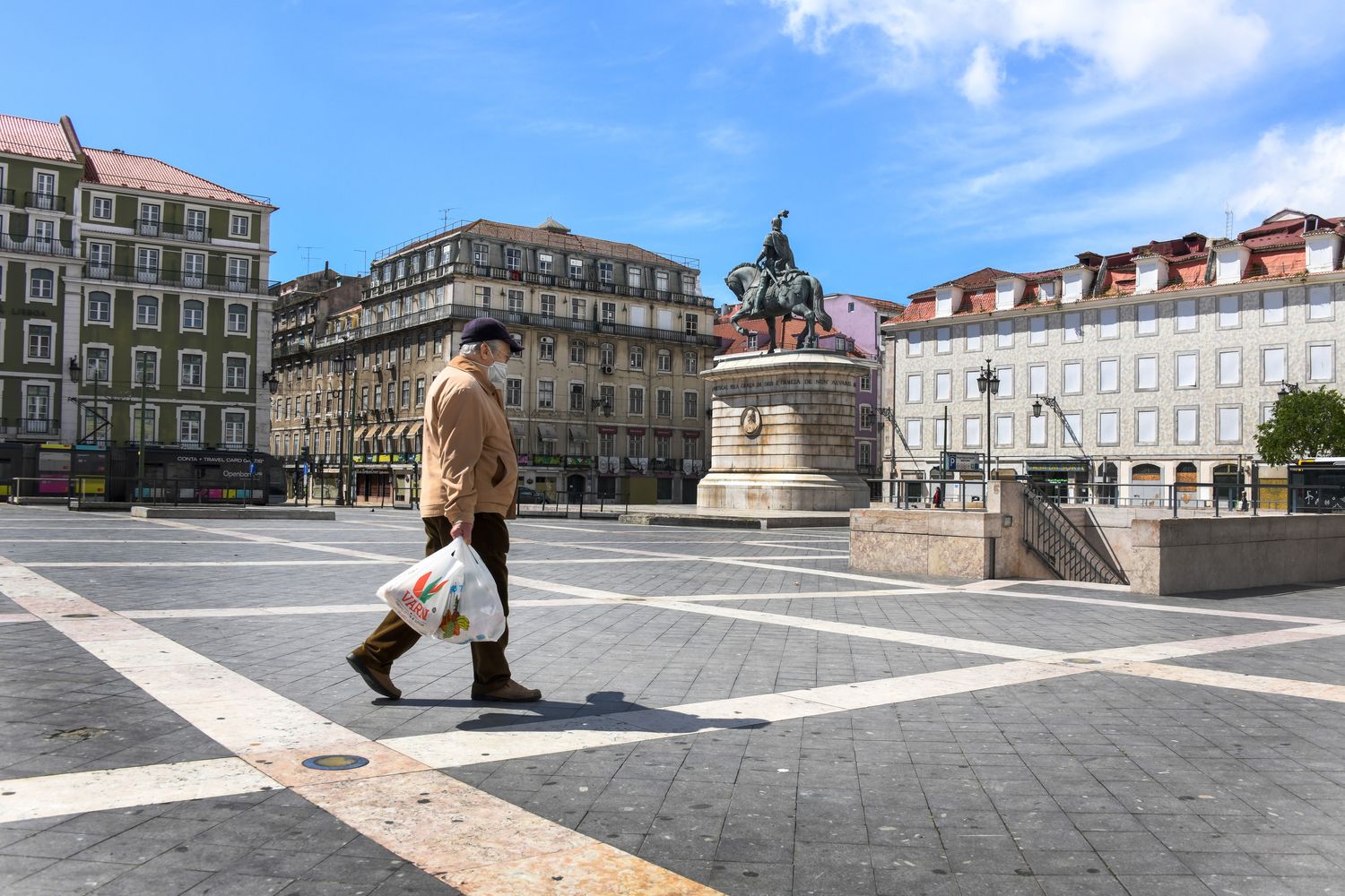 Piazza Pedro IV a Lisbona