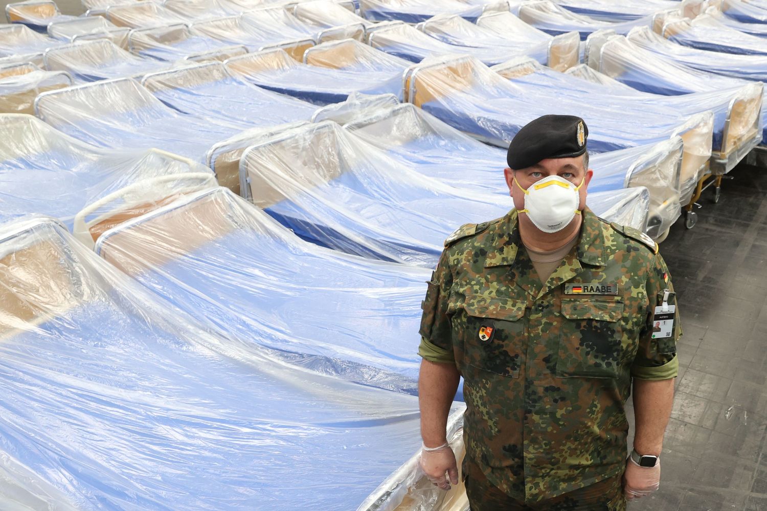 Un ospedale da campo a Hannover