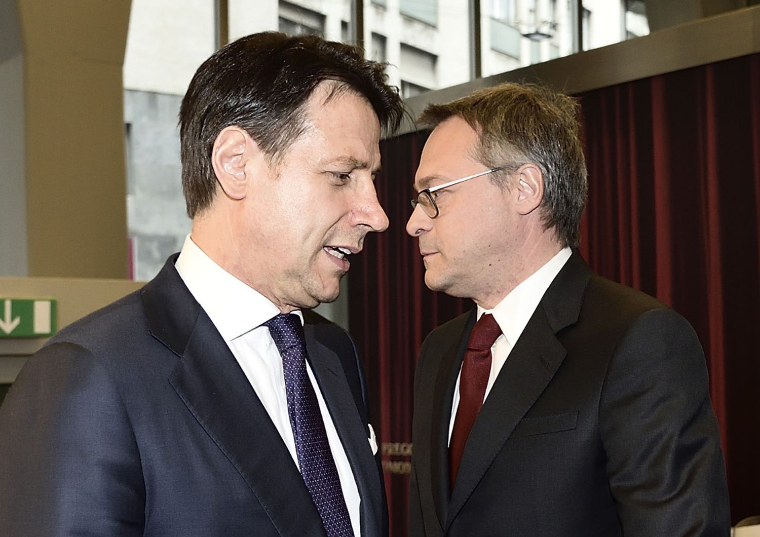 Giuseppe Conte e Carlo Bonomi