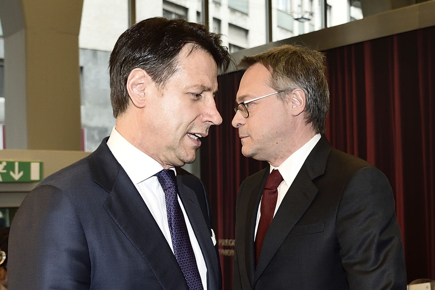 Giuseppe Conte e Carlo Bonomi