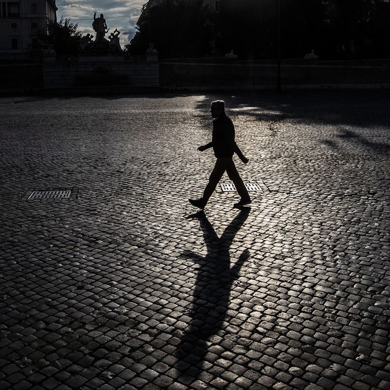 Roma deserta per il lockdown deciso per il coronavirus