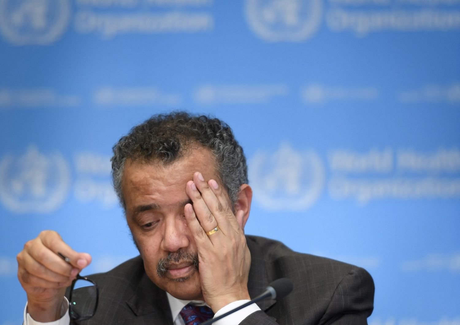 Direttore generale dell'Oms,&nbsp;Tedros&nbsp;Adhanom&nbsp;Ghebreyesus