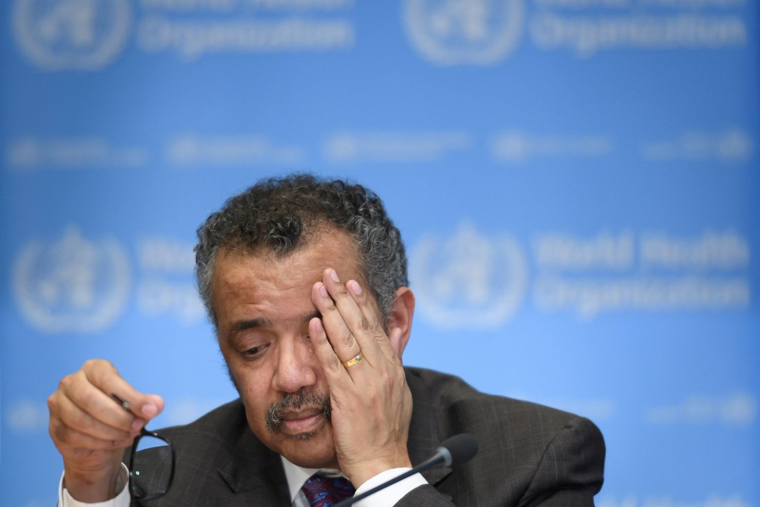 Direttore generale dell'Oms,&nbsp;Tedros&nbsp;Adhanom&nbsp;Ghebreyesus