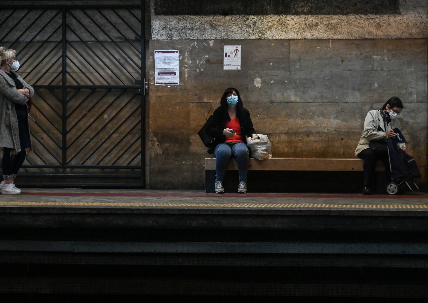 &nbsp;Metro di Roma durante epidemia da coronavirus