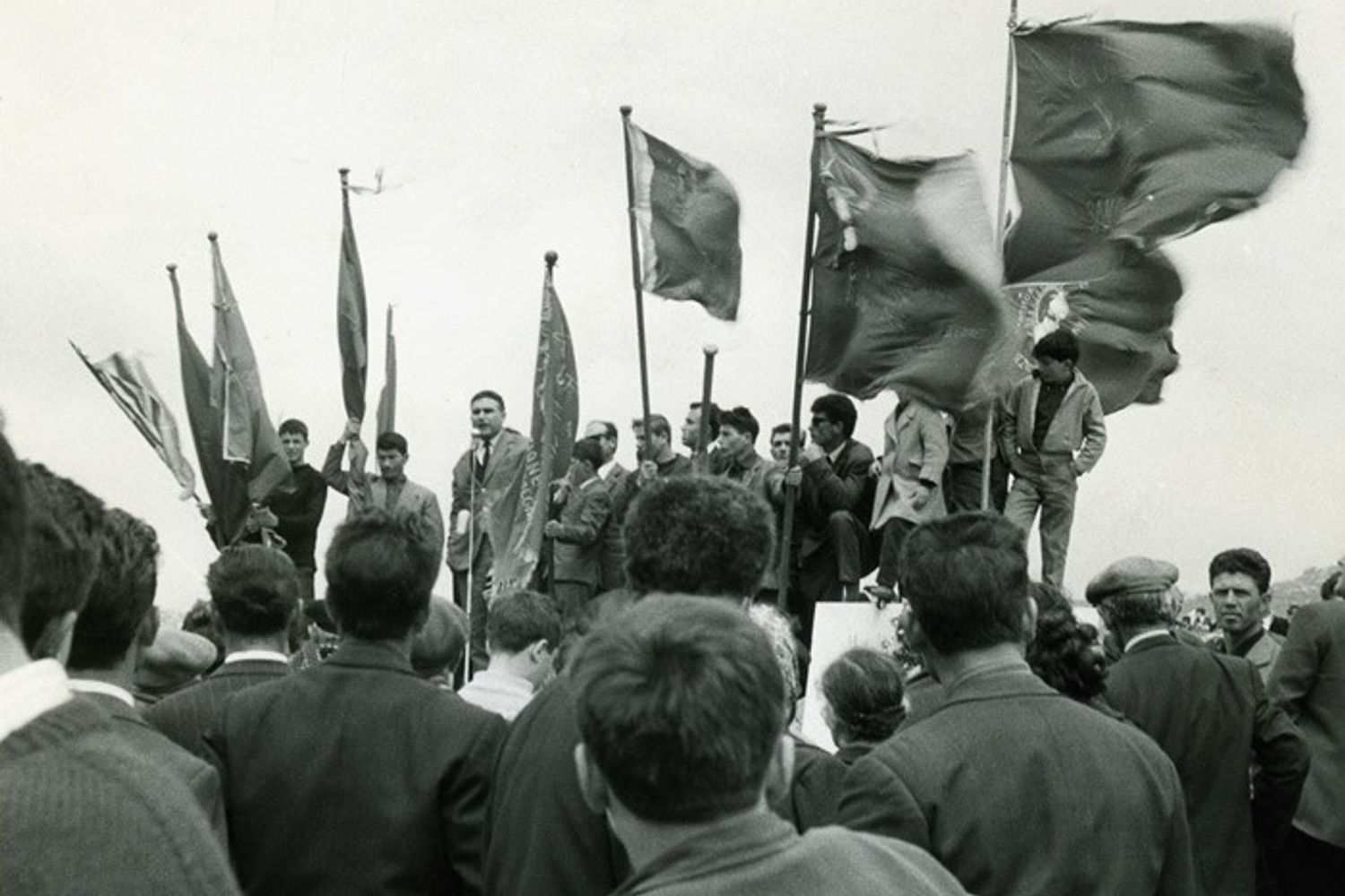 Pio La Torre a Portella della Ginestra l'1 Maggio 1964