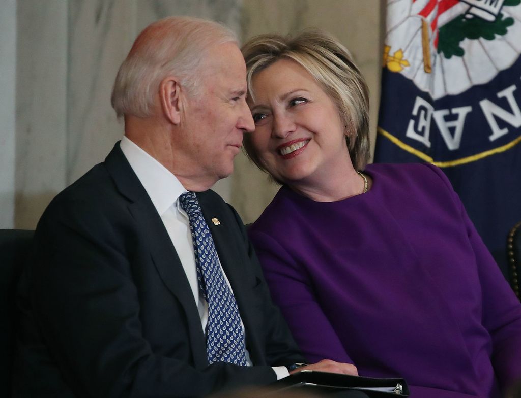 Joe Biden e Hillary Clinton