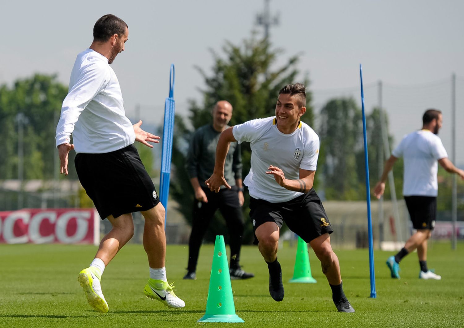 Un allenamento della Juventus