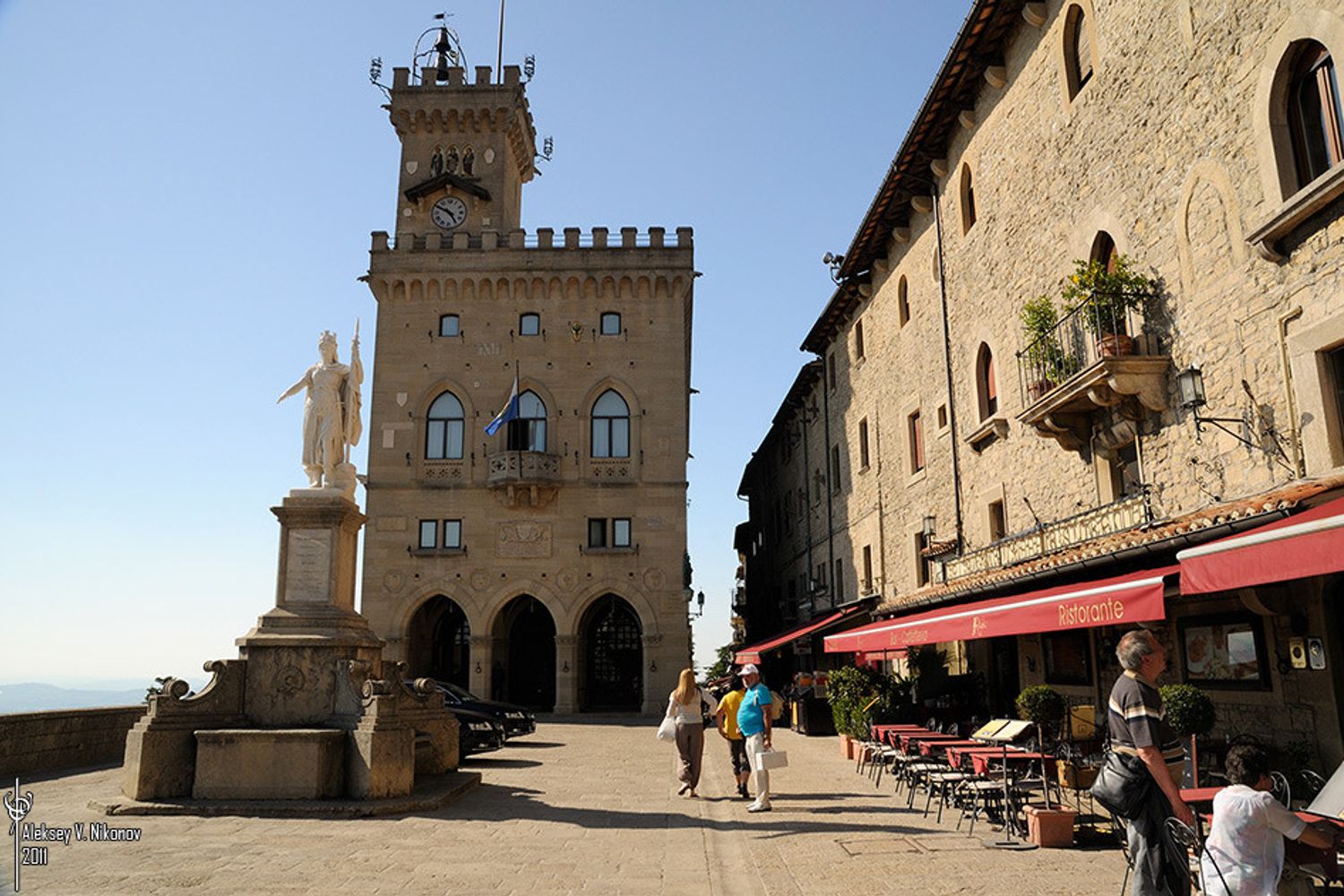 San Marino, piazza della Libertà