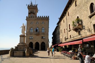 San Marino, piazza della Libertà