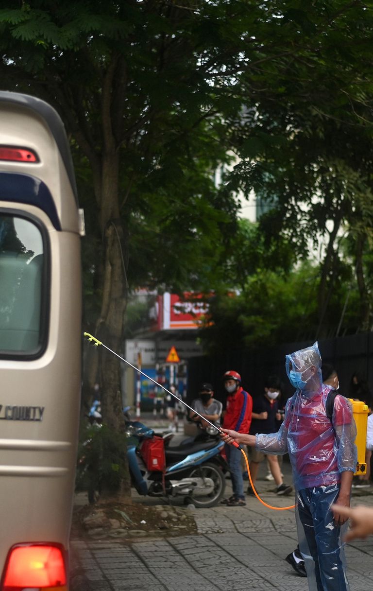 Scuolabus sanificati