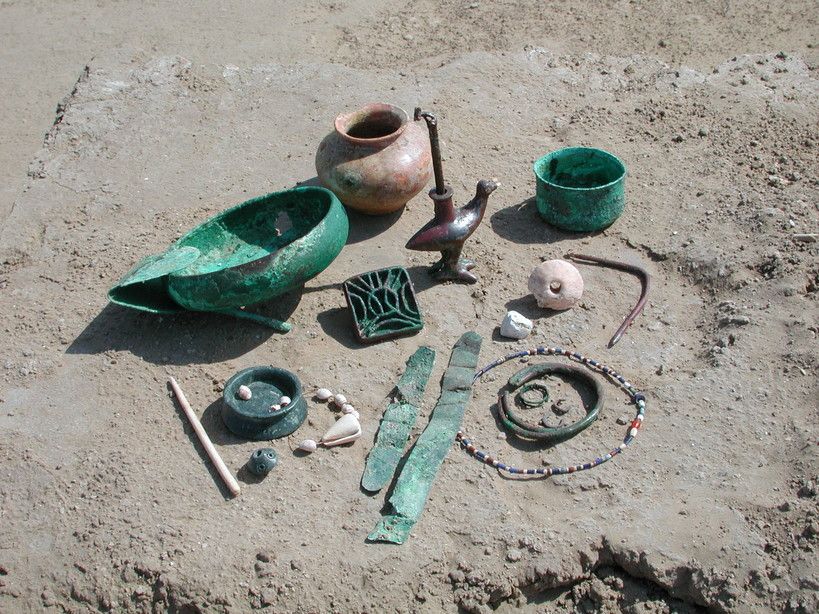 Reperti archeologici della Civilt&agrave; delle Oasi