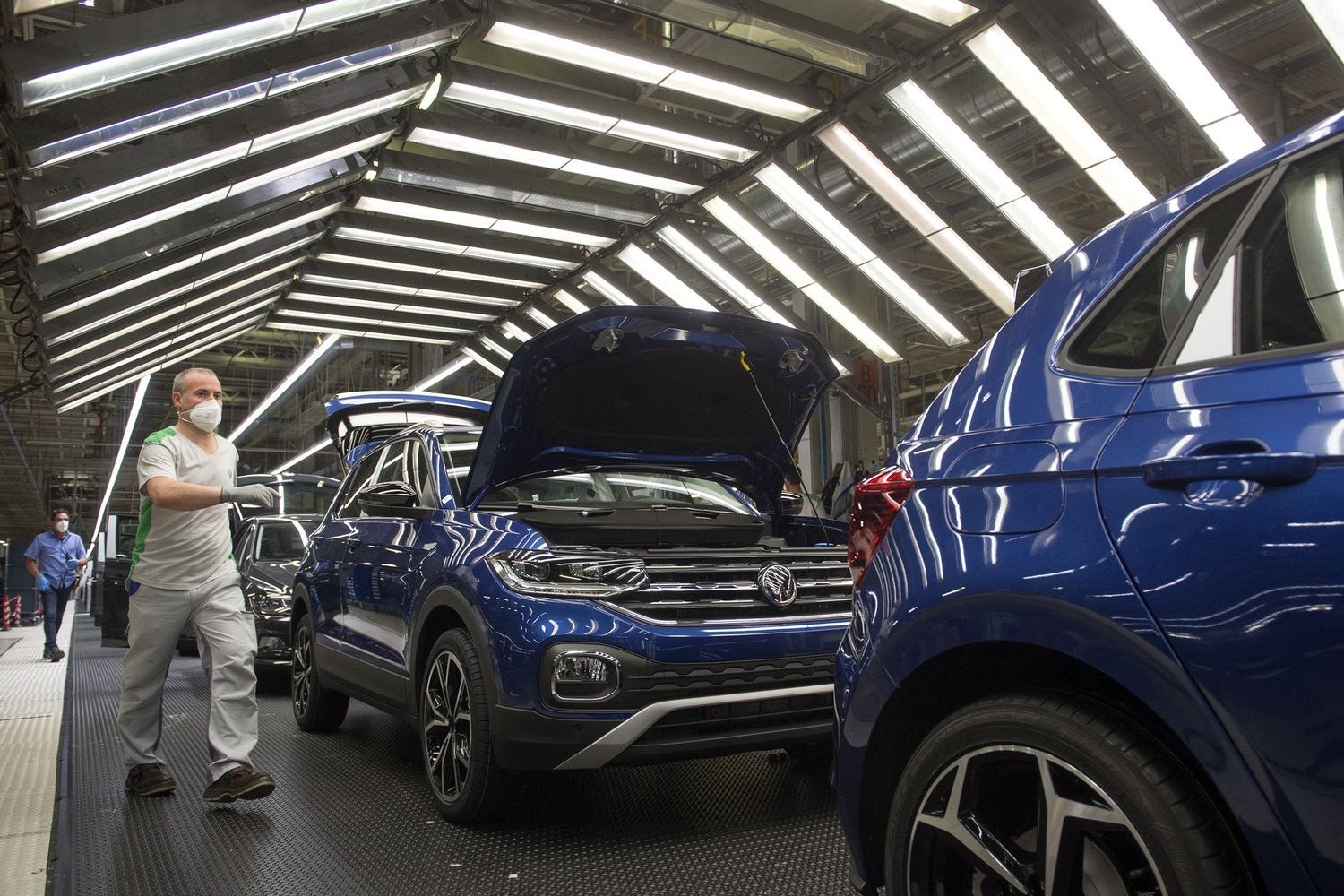 Una fabbrica Volkswagen