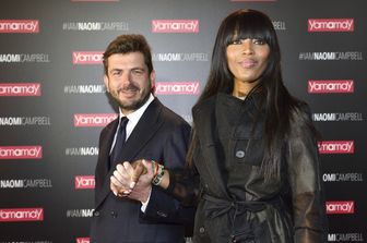 Gianluigi Cimmino (ad Pianoforte) e Naomi Campbell