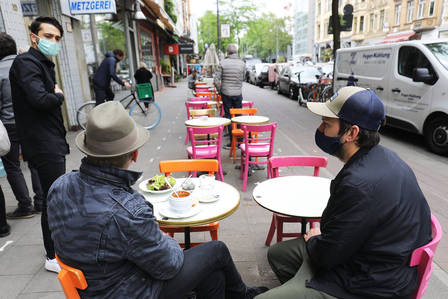 Un ristorante all'aperto in Germania