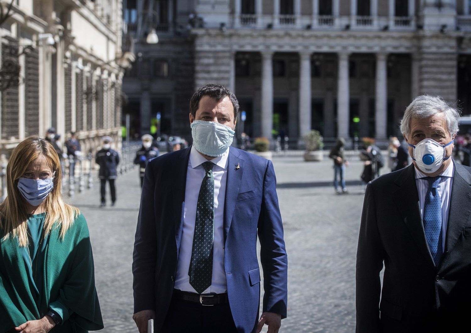 Giorgia Meloni, Matteo Salvini, Antonio Tajani