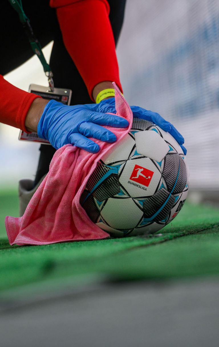 Il pallone sanificato