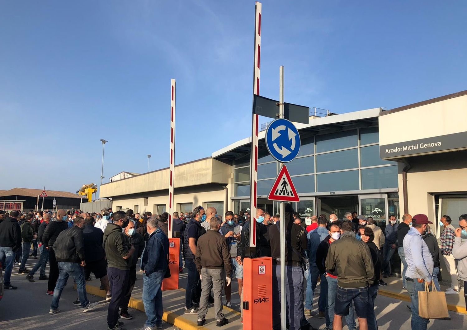 ArcelorMittal corteo genova