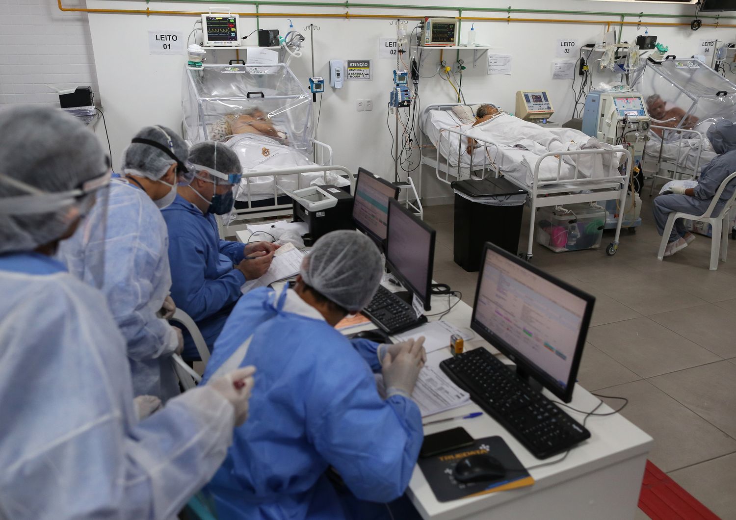 Il Covid hospital di Manaus, in Brasile