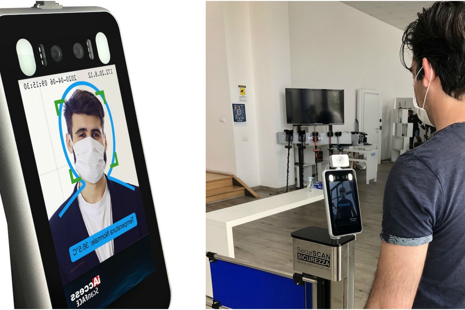 Il termoscanner &quot;ScanFace&quot;