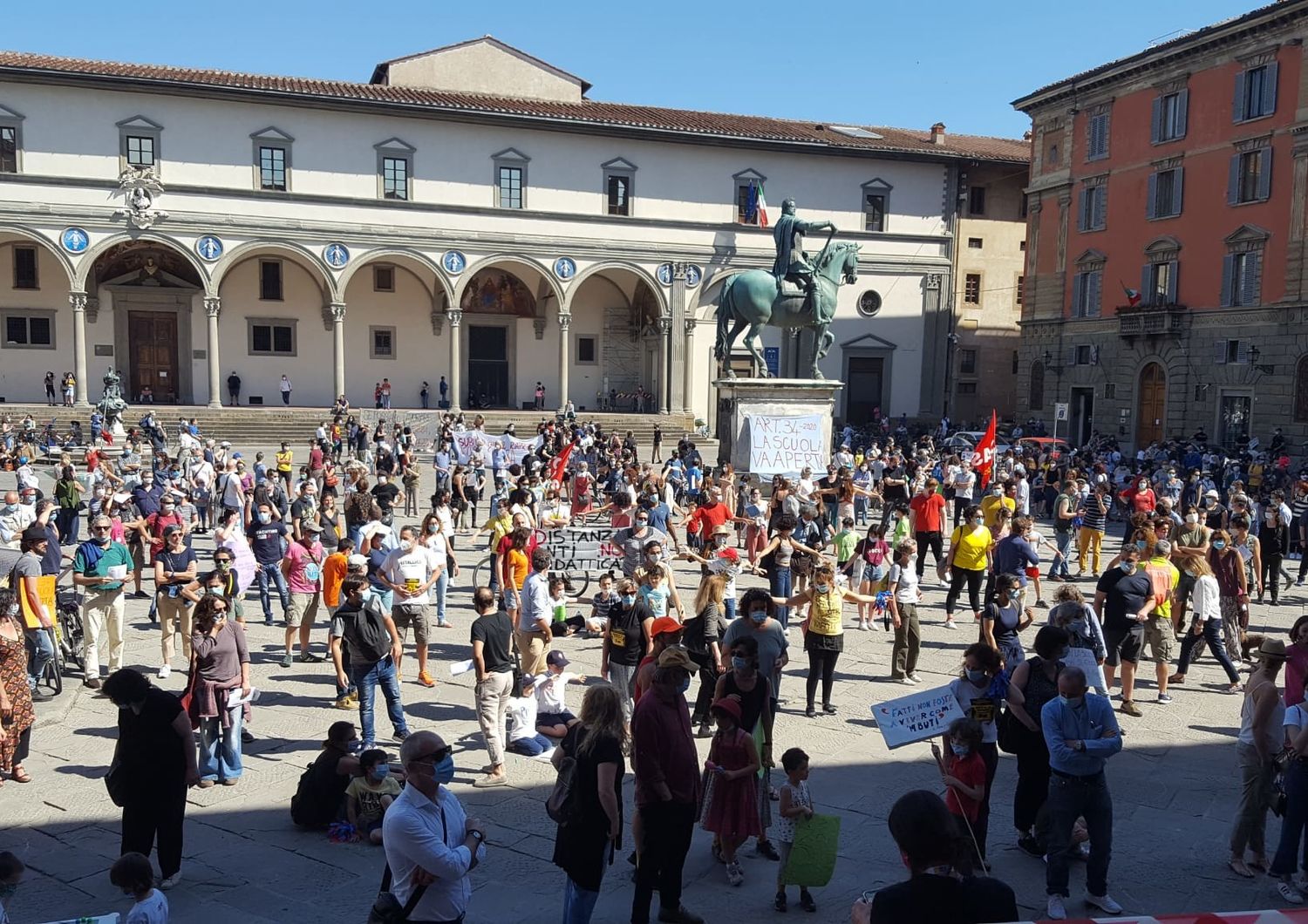 &nbsp;la manifestazione di Firenze