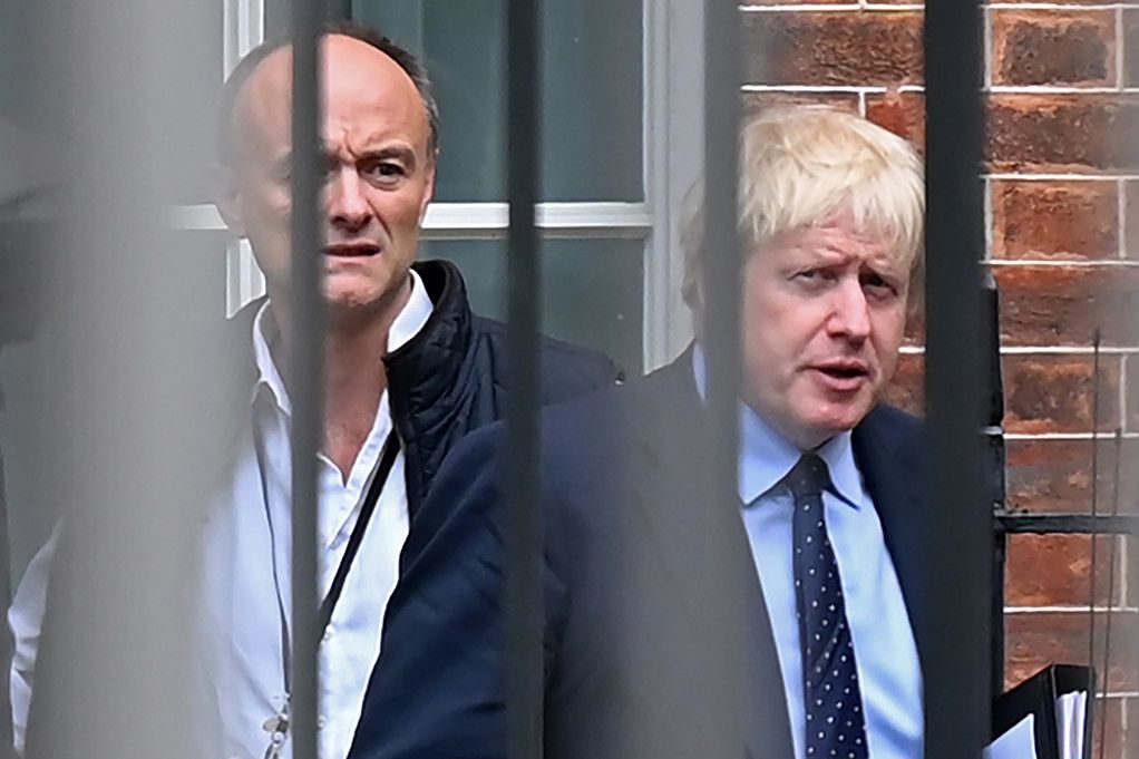 Dominic Cummings e Boris Johnson