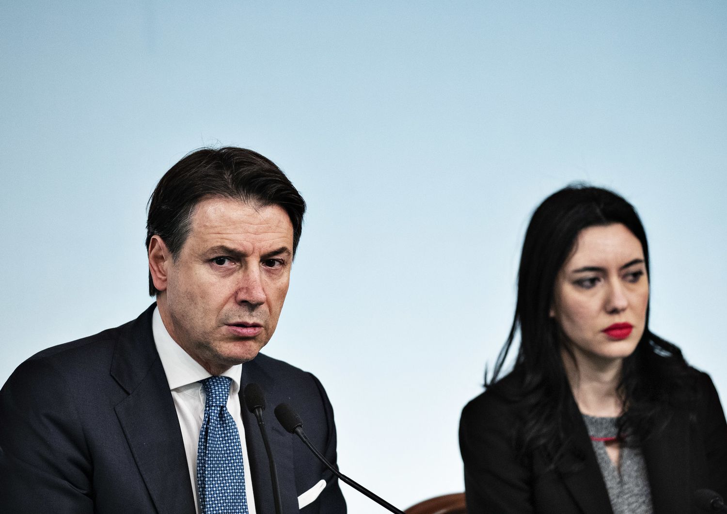 Giuseppe Conte e Lucia Azzolina