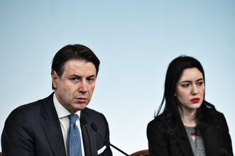 Giuseppe Conte e Lucia Azzolina