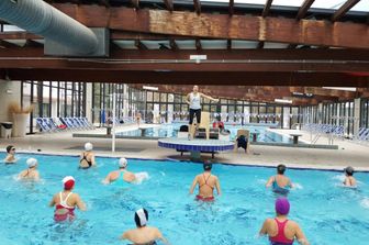 La piscina del circolo Due Ponti a Roma