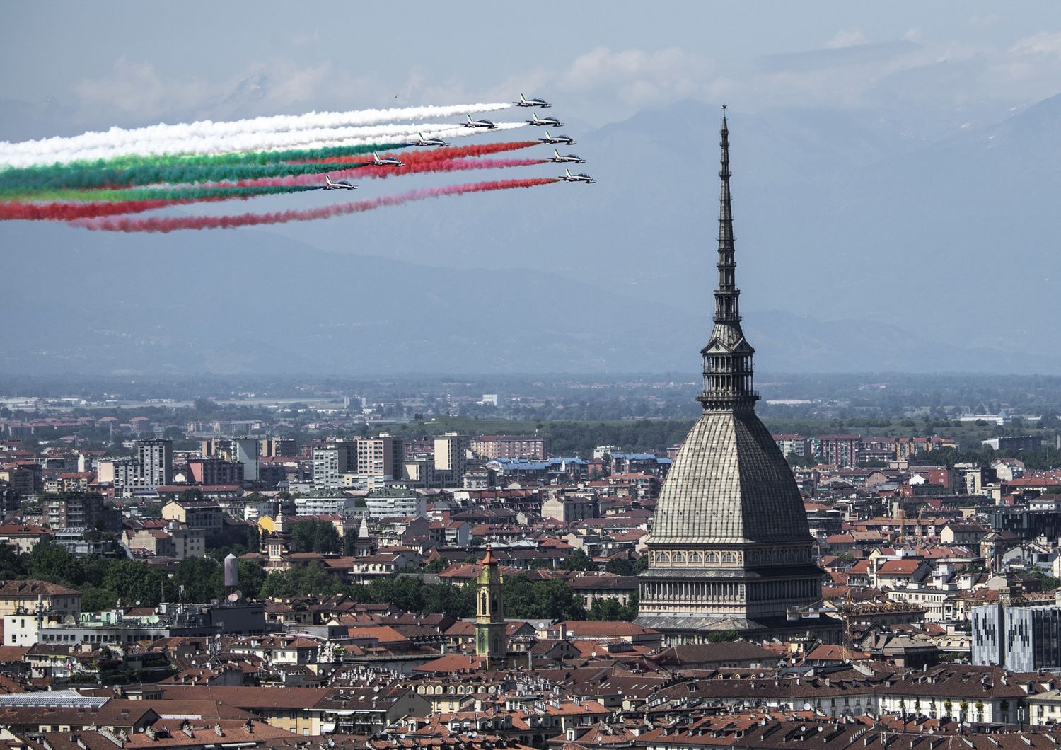 Frecce tricolori a Torino