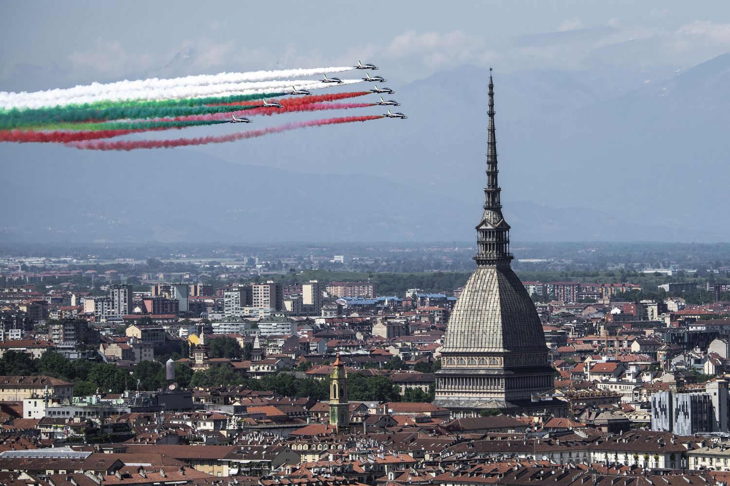 Frecce tricolori a Torino