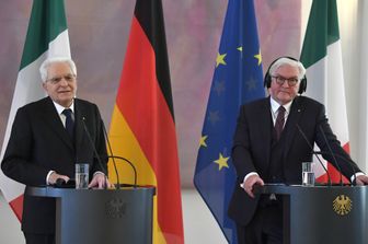 Mattarella e Steinmeier in un incontro del 2019.