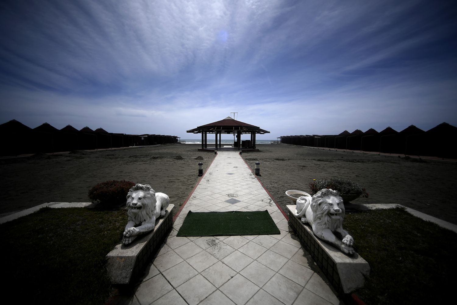 Uno stabilimento di Ostia