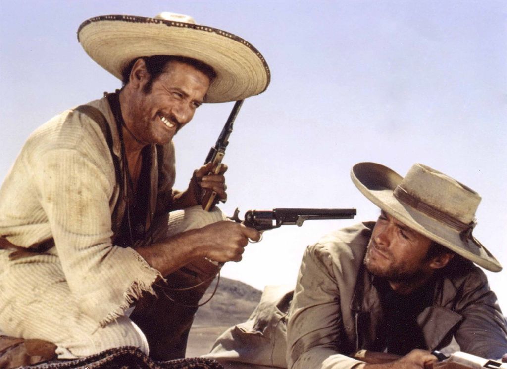 Clint Eastwood ed Eli Wallach ne &quot;Il Buono, il Brutto e il Cattivo&quot;