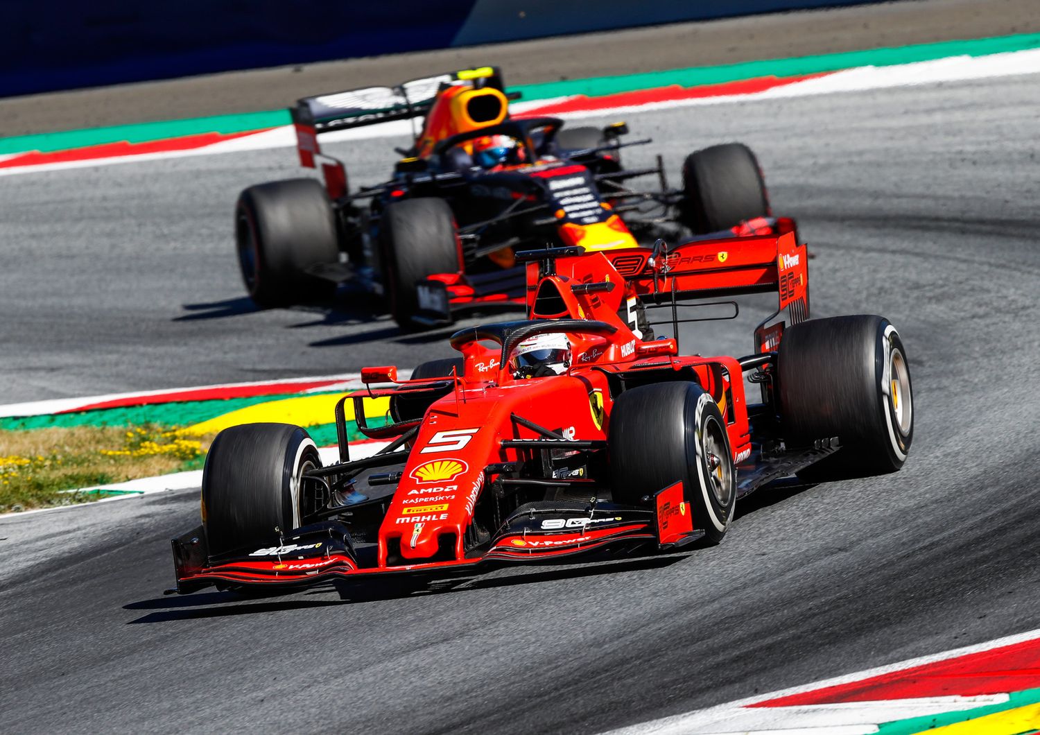 Formula 1, la Ferrari sul circuito di Spielberg, Austria