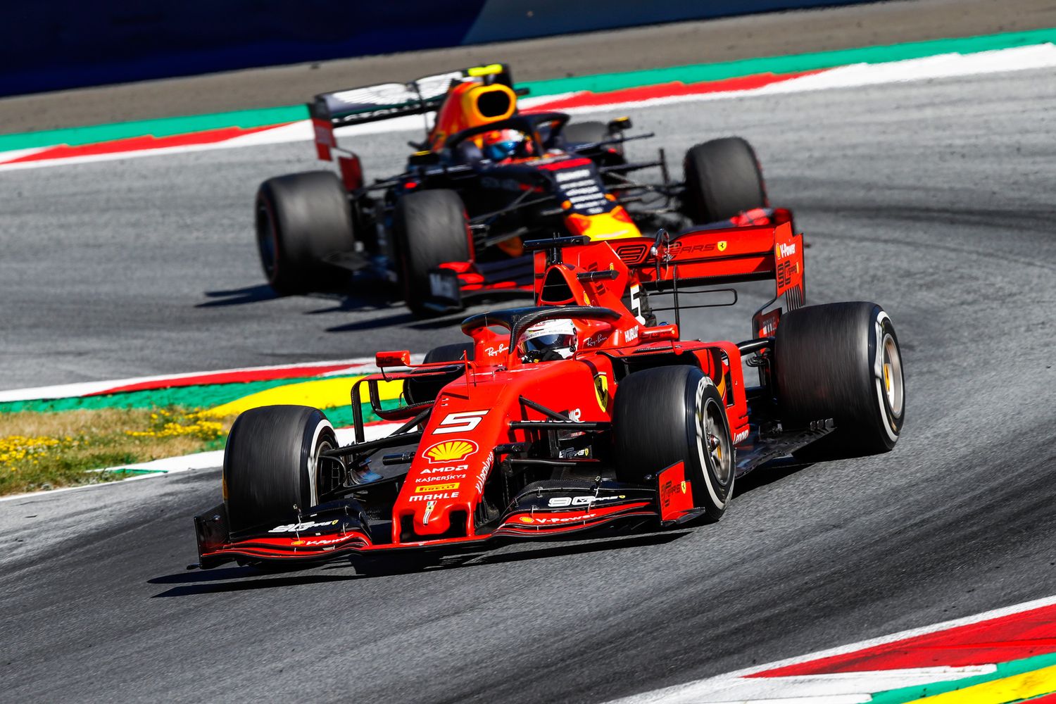 Formula 1, la Ferrari sul circuito di Spielberg, Austria