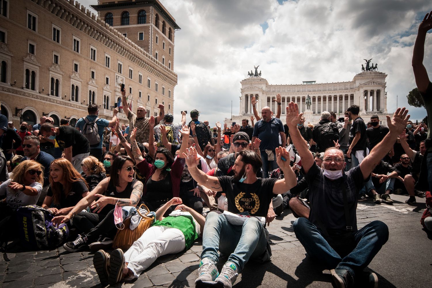 Marcia su Roma Casapound