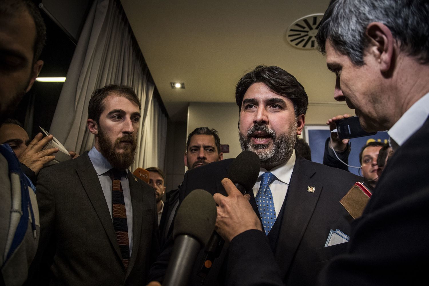 Il governatore della Sardegna, Christian Solinas