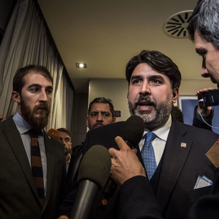 Il governatore della Sardegna, Christian Solinas