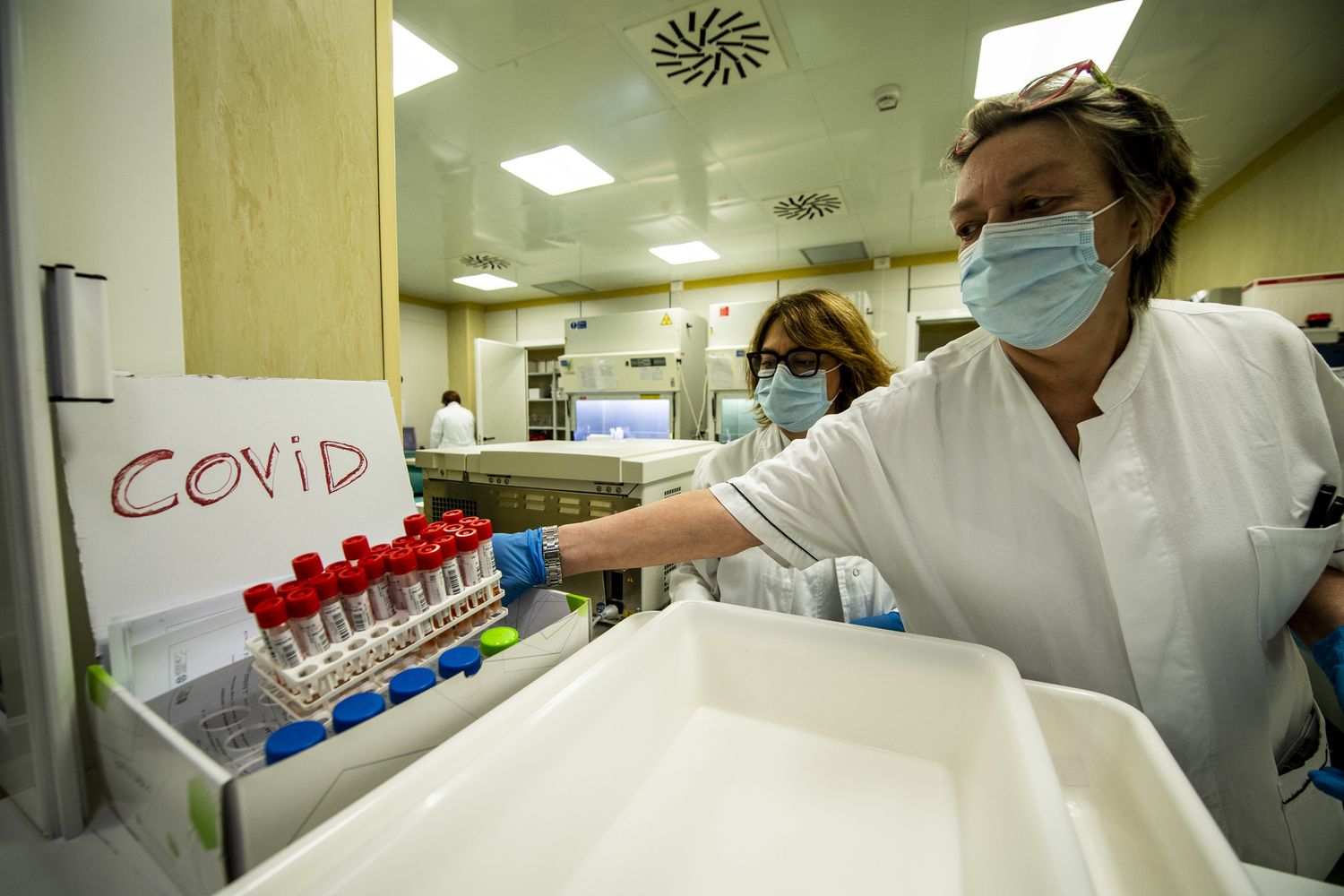 Covid-19, laboratorio analisi