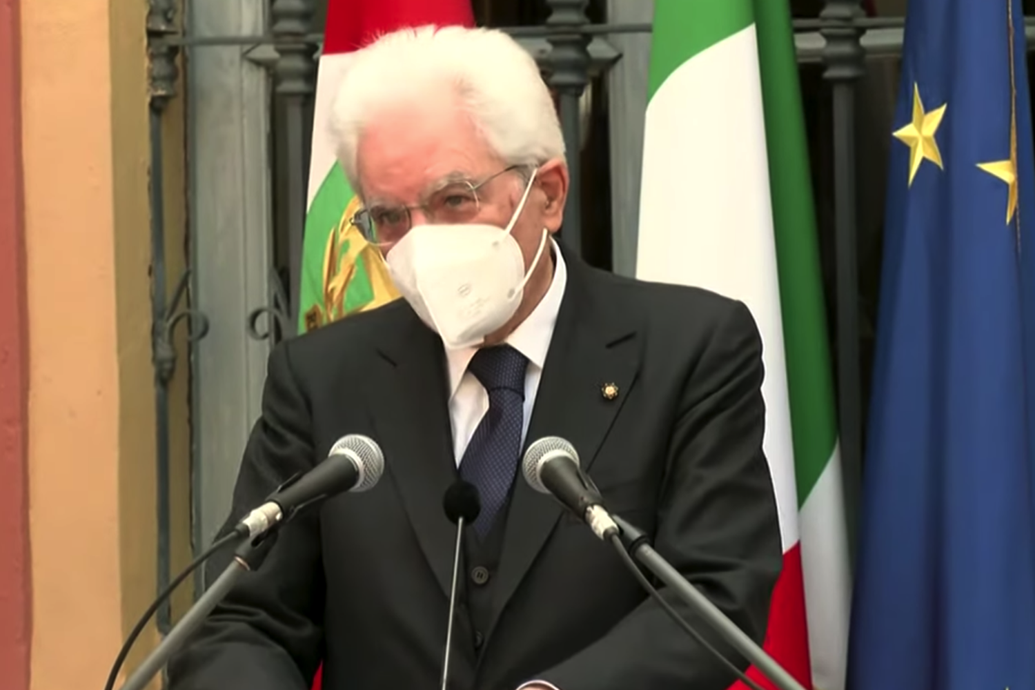 Sergio Mattarella a Codogno