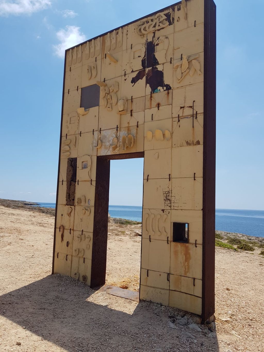 &nbsp;La Porta d'Europa di Lampedusa 'liberata'