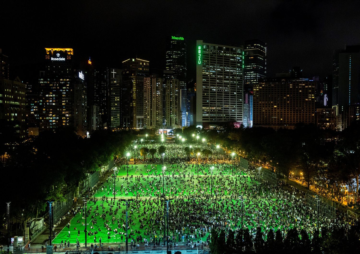 &nbsp;La veglia a Hong Kong per Tiananmen