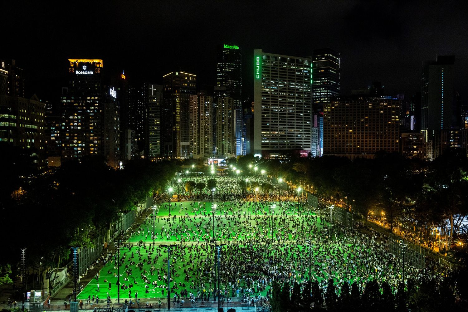 &nbsp;La veglia a Hong Kong per Tiananmen